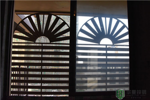 华夏锌钢遮光百叶窗