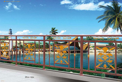 景观锌钢阳台护栏