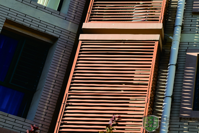 仿古锌钢百叶窗